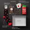 Hot Stuff Gift Box ) -Flat lay with product highlights