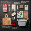 Home At Last Housewarming Gift Basket - Flat Lay with Product Highlights