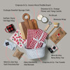 Home At Last Housewarming Gift Basket - Flat Lay with Product Highlights