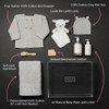 Embroidered Bundle Baby Gift Set - Flat lay with products highlighted
