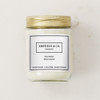 Empress & Co. Silver Mohair Candle Gift Basket - Side view