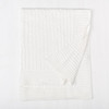 Jake and Jill Cable Knit Blanket (White) Gift Basket (7GGCableBlanket-W)