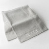 Embroidered Cable Knit Blanket (Grey) (Vine Group)