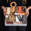 Not Too Sweet Gourmet and Charcuterie Gift Box - showcased open