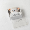 Leslie the Lamb Lovie Personalized Baby Gift Basket - in gift box