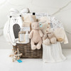 Mommy & Me Baby Gift Basket in XL Rattan Basket