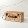 Willow Picnic Basket for 4 Gift Basket - closed lid