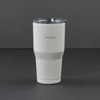 Customizable 20oz. Stainless Steel Travel Mug in White - engraved with name