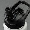 24oz. Stainless Steel Water bottle lid closeup