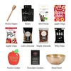 Shana tova gift basket featuring gourmet treats and cookie