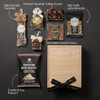 Chocolate Box Small - Flat lay with Product Descriptions
