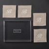 Personalized Napkins - Brown - Flat Lay 
