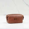 Men's Toiletry Bag with initials KV