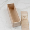 Customizable Wine Box - Lid fully Off