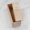 Customizable Wine Box - Lid Partially Off