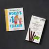 Book and mint chocolate sticks