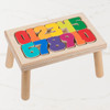 Custom Wooden Step Stool - Baby and Kids Gift - Numbers 0-10 in Primary Colors