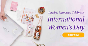 Celebrate International Women's Day with gift baskets that let her know she is admired.  