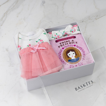 Bedtime Snuggles Baby Gift Box - lid open