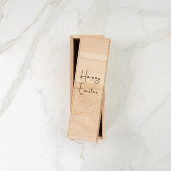 Customizable Wine Box - Easter