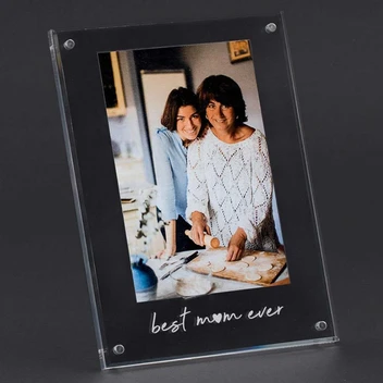 'Best Mom Ever' Acrylic Frame