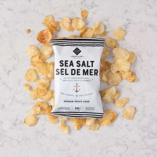 Crackle & Pop Sea Salt Chips (50g) Gift Basket (SSC50G)