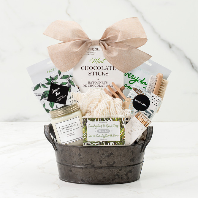 Spa Day Self-care Gift Basket