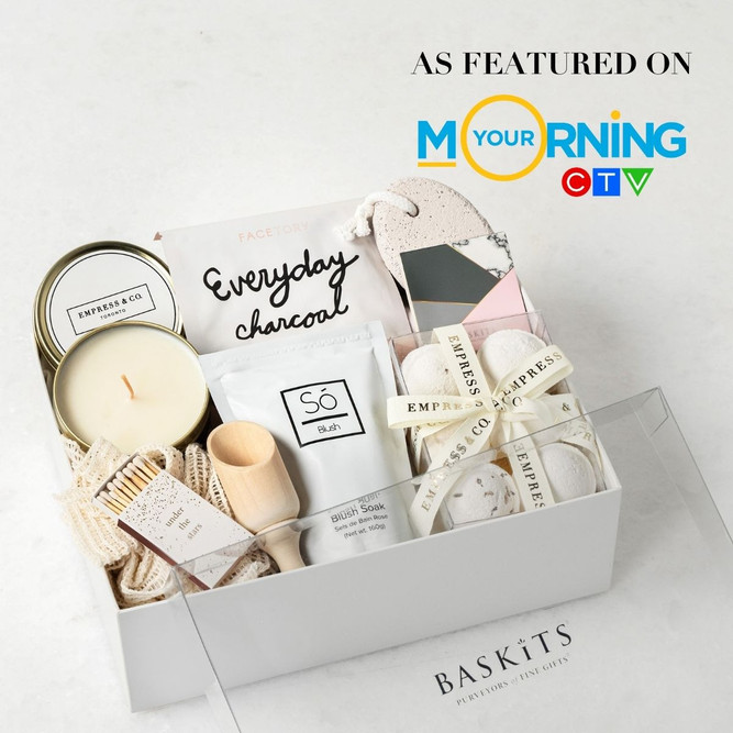 Candle, Nail Kit & Bath Essentials: Just Because Gift Box