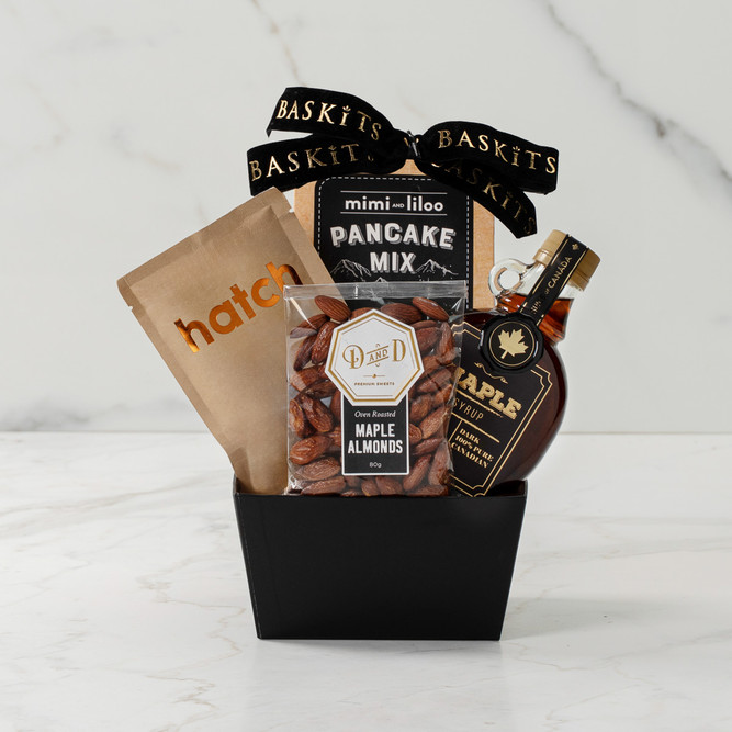 Waffle Maker, Pancake Mix & Syrup: Let's Do Brunch Gift Box
