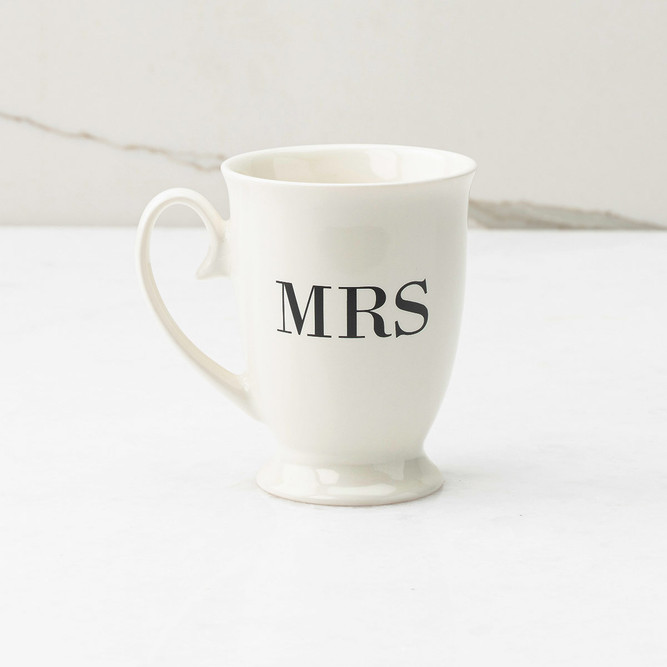 Stoneware "MRS" Mug Gift Basket (SC-M61-B (MRS))