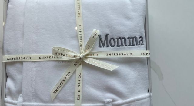 Engraved Momma Bath Robe