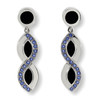 Symetrie Earrings - Sapphires
