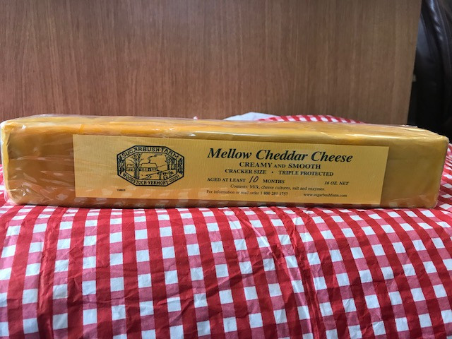 16oz Mellow Cheddar Cheese - Sugarbush Farm