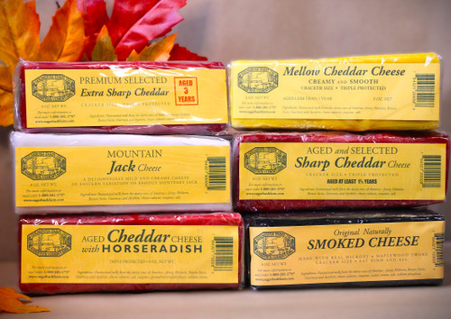 6-Half Pound Cheese Bars