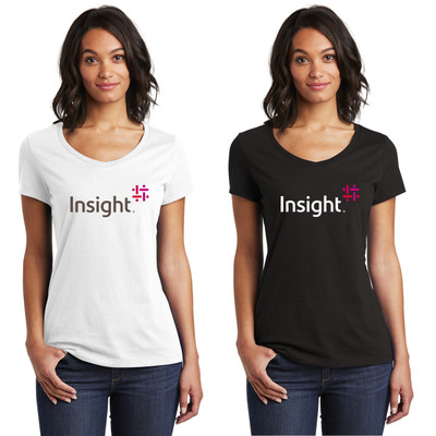 Ladies Insight Bold Logo V-Neck Tee (CAN) Ladies Insight Bold Logo V-Neck Tee (CAN)