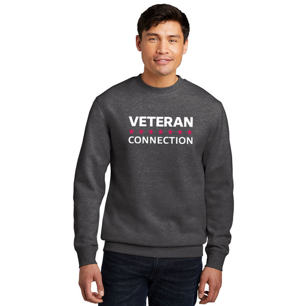 Unisex Veteran Connection Fleece Crew Neck Sweatshirt