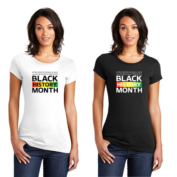 Ladies Black History Month Crew Neck Tee