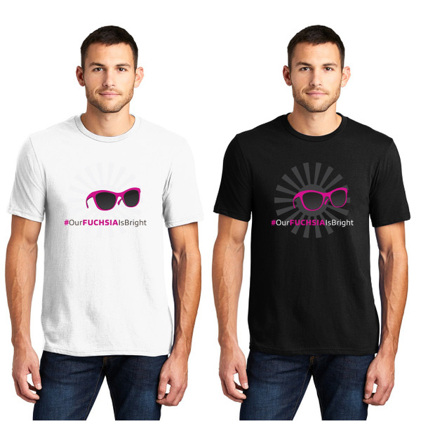Men's Sunburst #OurFuchsiaIsBright Crew Neck Tee (CAN)
