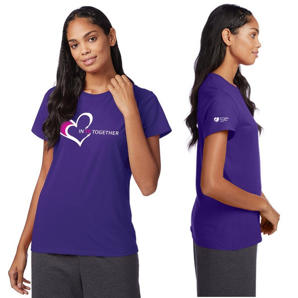 Ladies 2024 Limited Edition In it Together Heart & Hands Crew Neck Tee