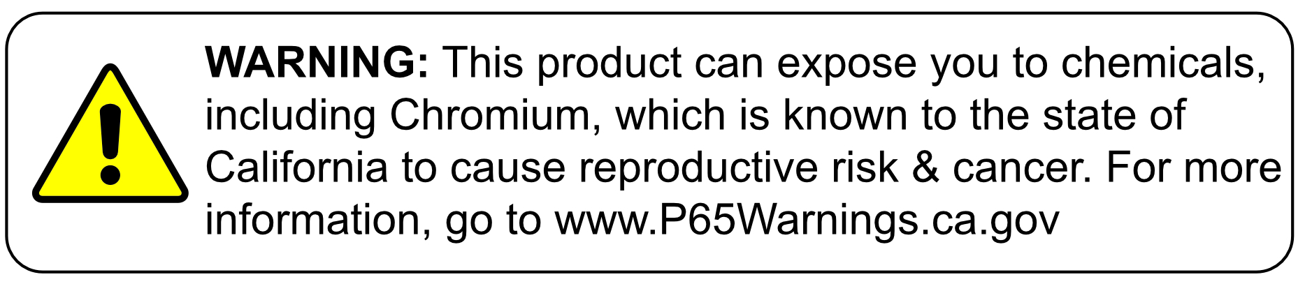 Chromium Prop 65