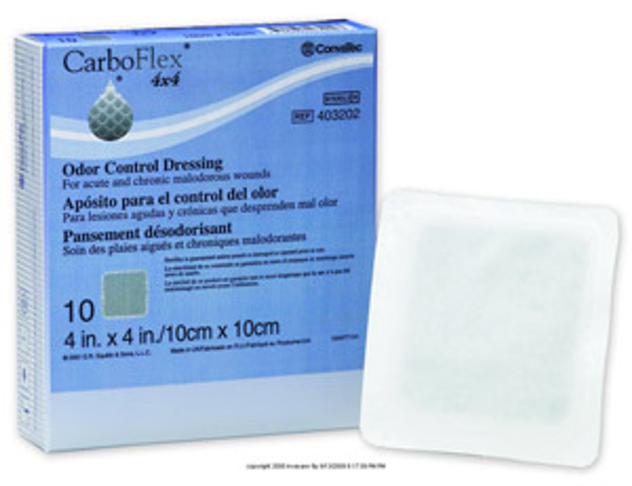 CarboFlex&trade; Odor Control Dressing SQB403204EA