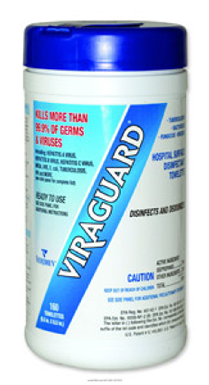 Viraguard® Hospital Surface Disinfectant Towelettes VER10160BX