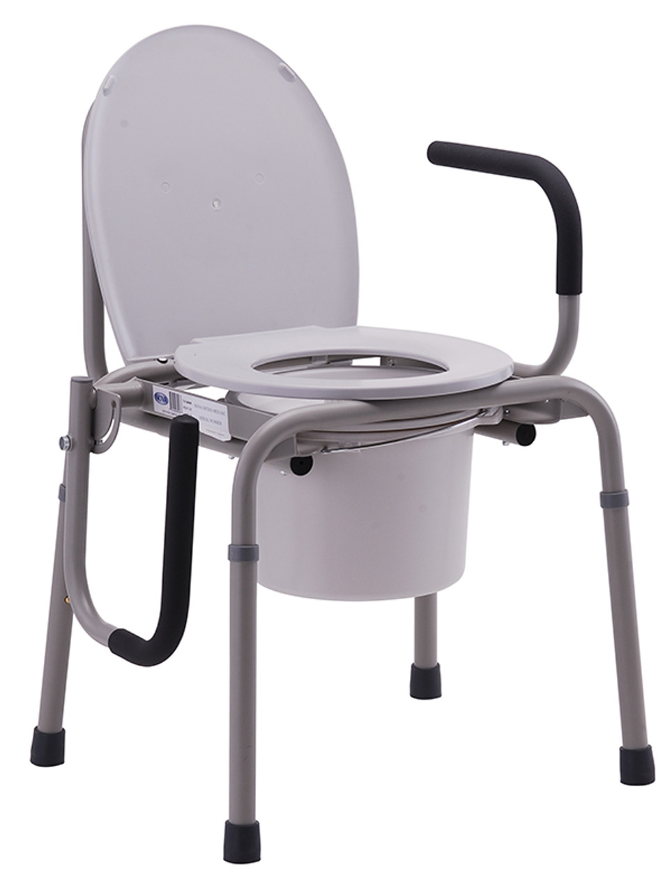 Drop-Arm Commode