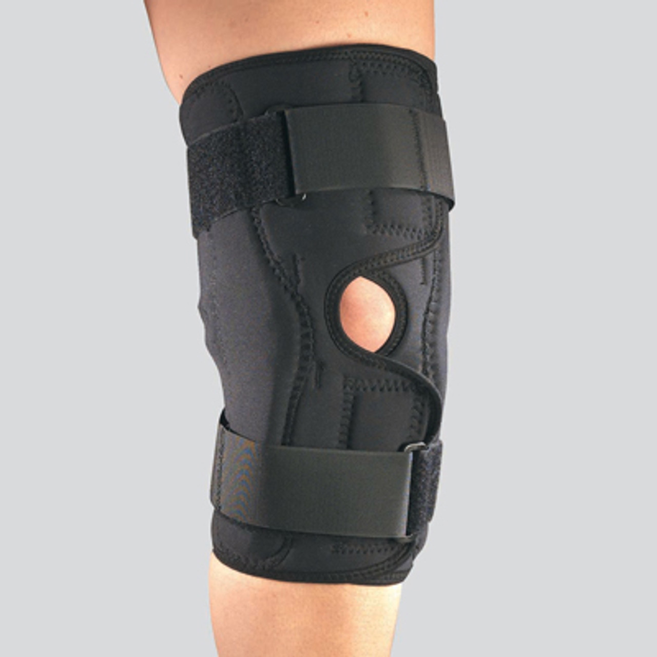 Knee Stabilizer Wrap with Hinged Bars