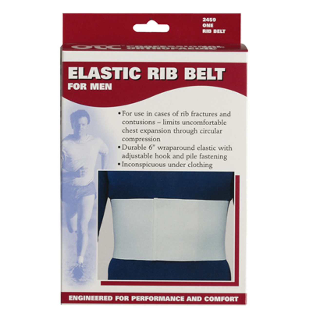 Elastic Rib Belt for Men