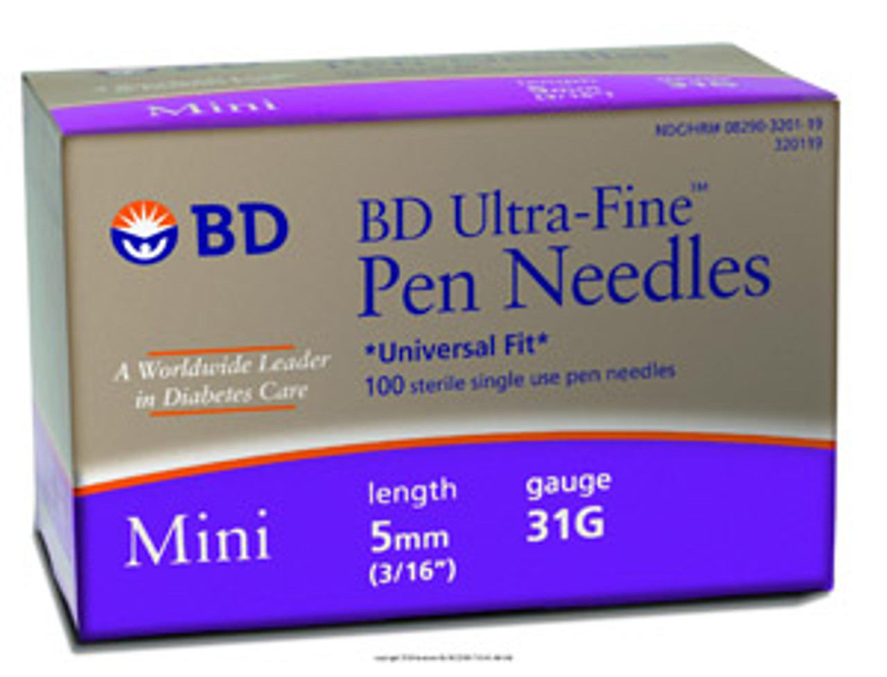 BD&trade; Ultra Fine III&trade; Insulin Pen Needle BDS320119CS