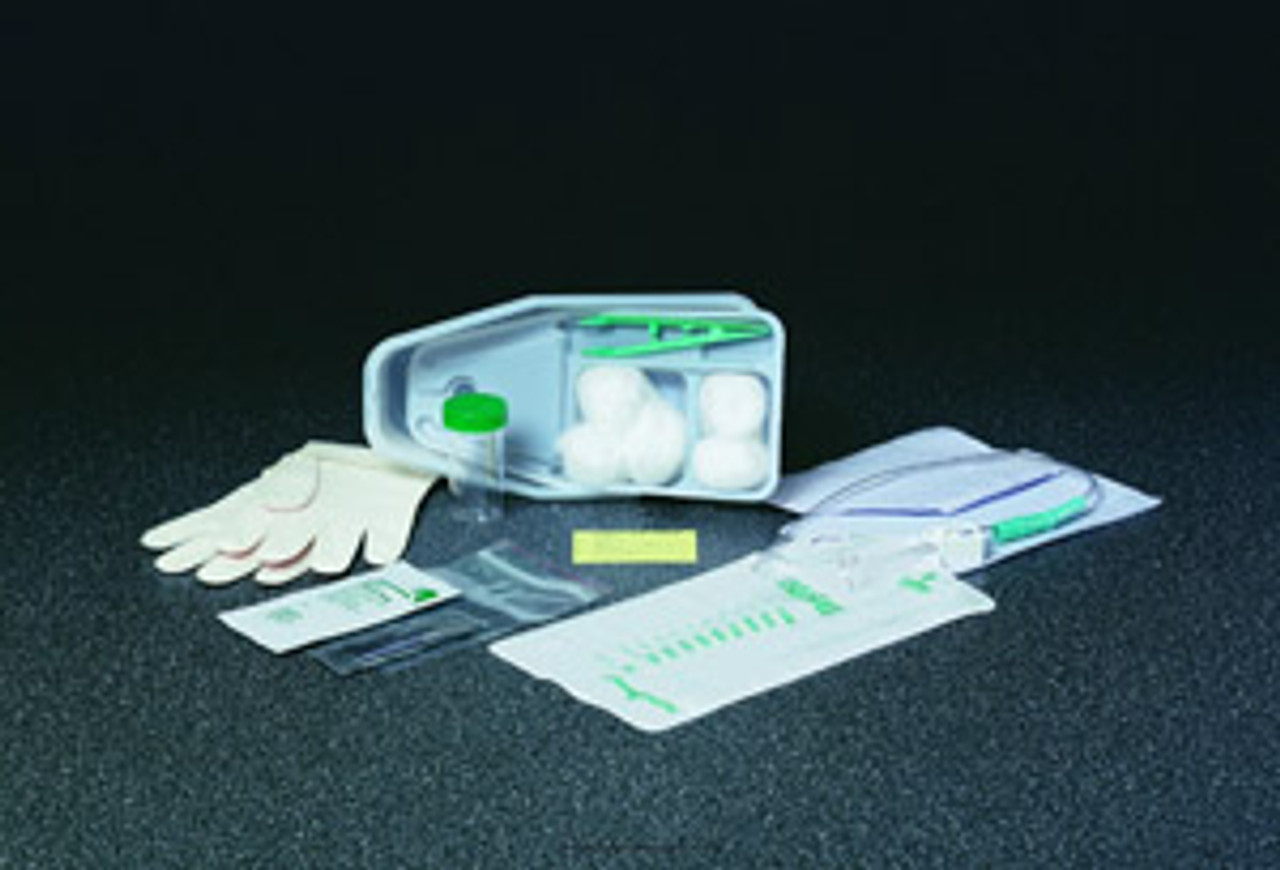 Bard® Bilevel Traywith a plastic catheter