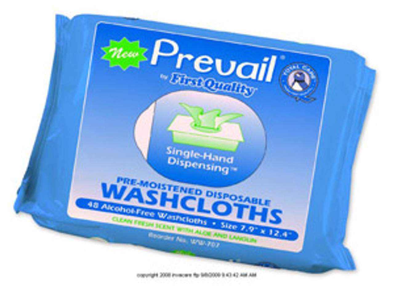 Prevail® Disposable Washcloths FQPWW707PK