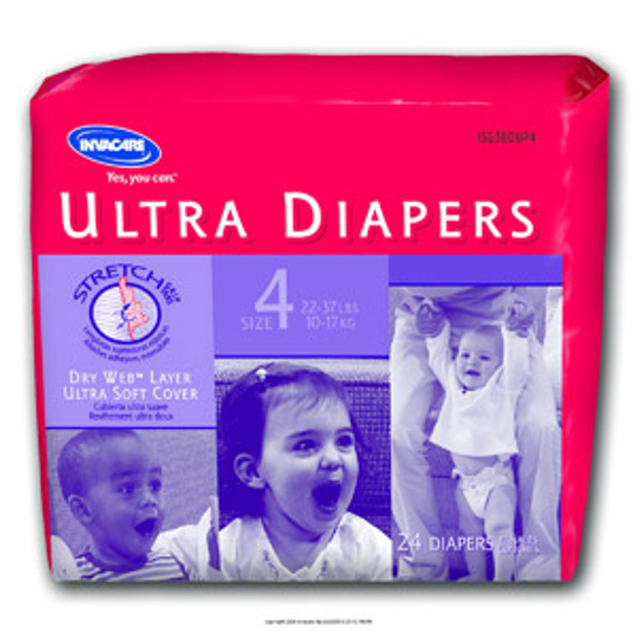 Invacare® Disposable Ultra Children's Diaper ISG30DUP4PK