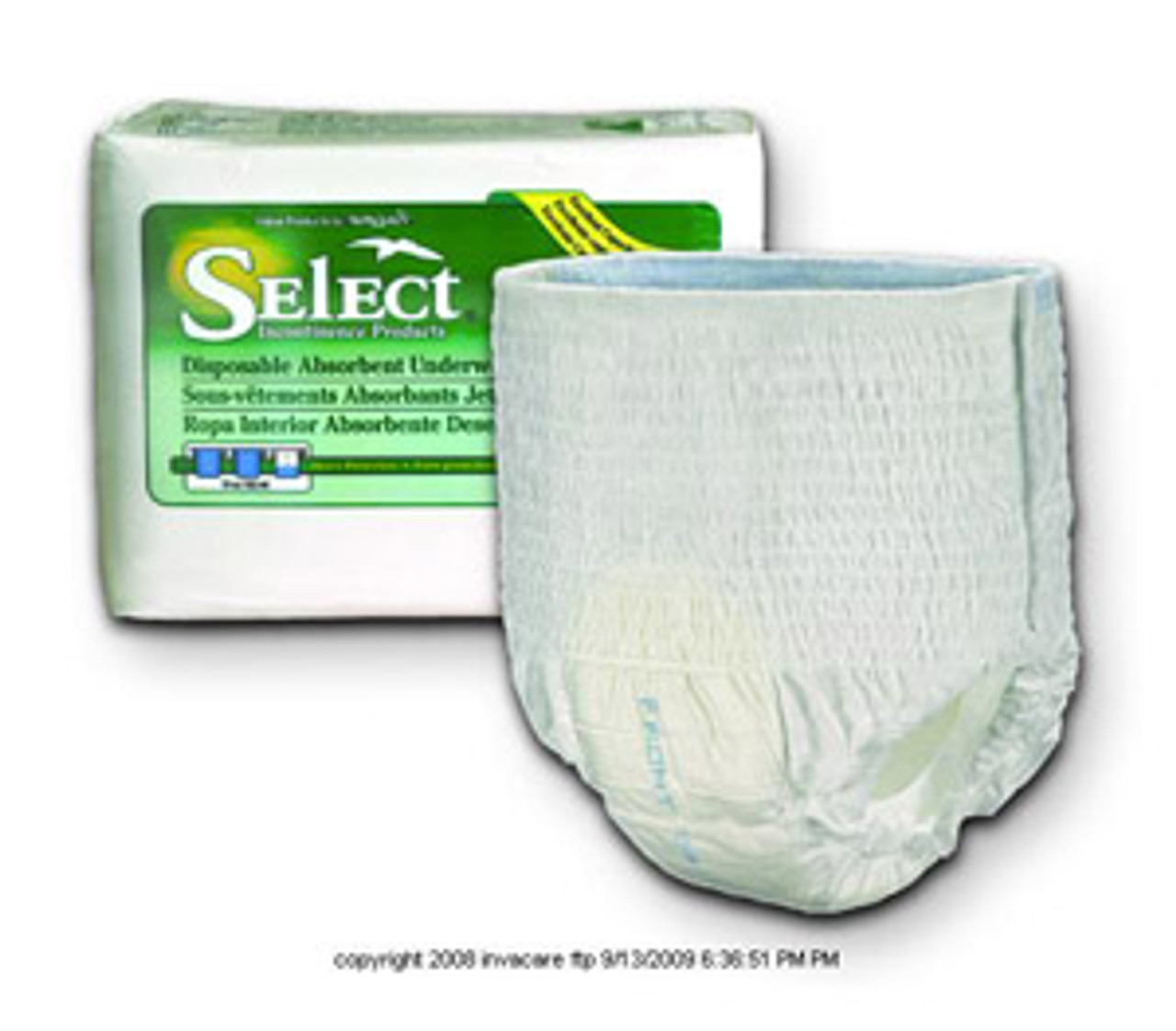 Select® Disposable Absorbent Underwear TRA2607PK